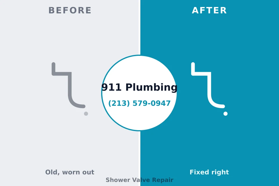 Before and after: plumbing repair Palmetto Bay, FL